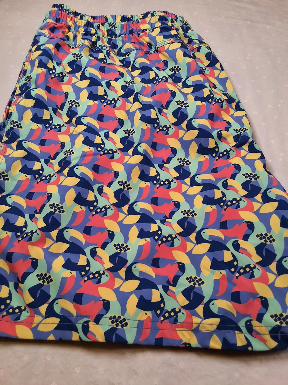 Coast Toucan Print Swim Shorts - Bright Multicolor